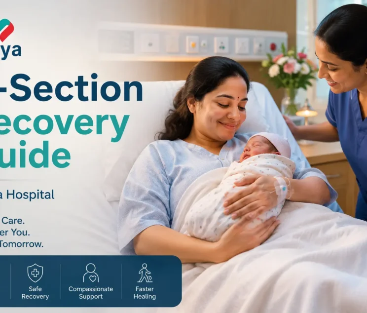 C-section caesarean recovery guide at Maiya Hospital Bangalore