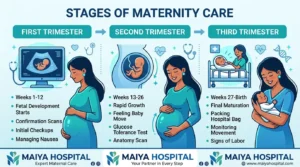 Stages of maternity care in Bangalore - prenatal postnatal and delivery guide