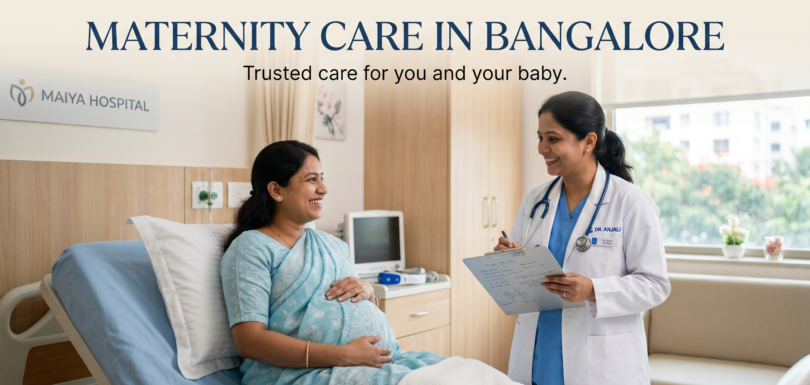 Modern maternity ward at Maiya Hospital Jayanagar Bangalore
