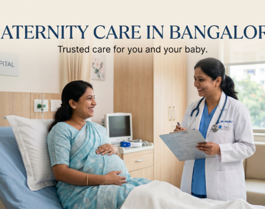 Modern maternity ward at Maiya Hospital Jayanagar Bangalore