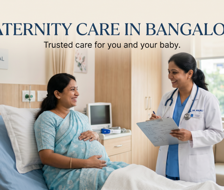 Modern maternity ward at Maiya Hospital Jayanagar Bangalore